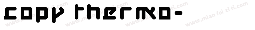 copy thermo字体转换